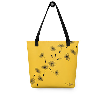 Accessori - Borse Borsa tote gialla con motivo a soffione San Rocco Italia