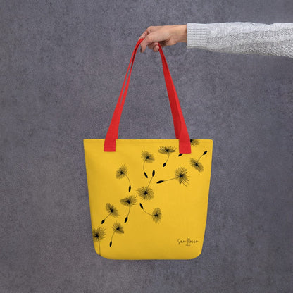Accessori - Borse Borsa tote gialla con motivo a soffione San Rocco Italia