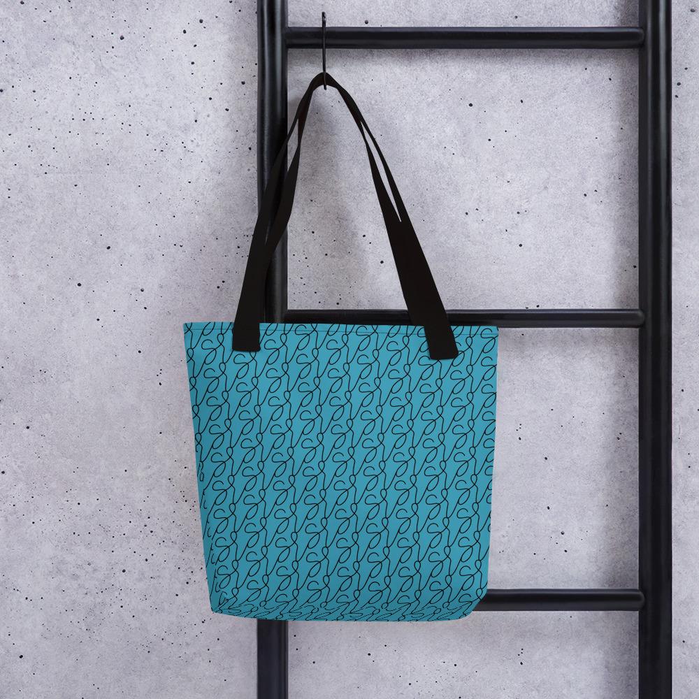 Accessories Teal Logo Tote Bag San Rocco Italia