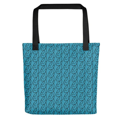 Accessories Teal Logo Tote Bag San Rocco Italia