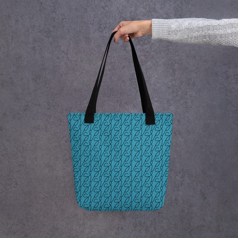 Accessories Teal Logo Tote Bag San Rocco Italia