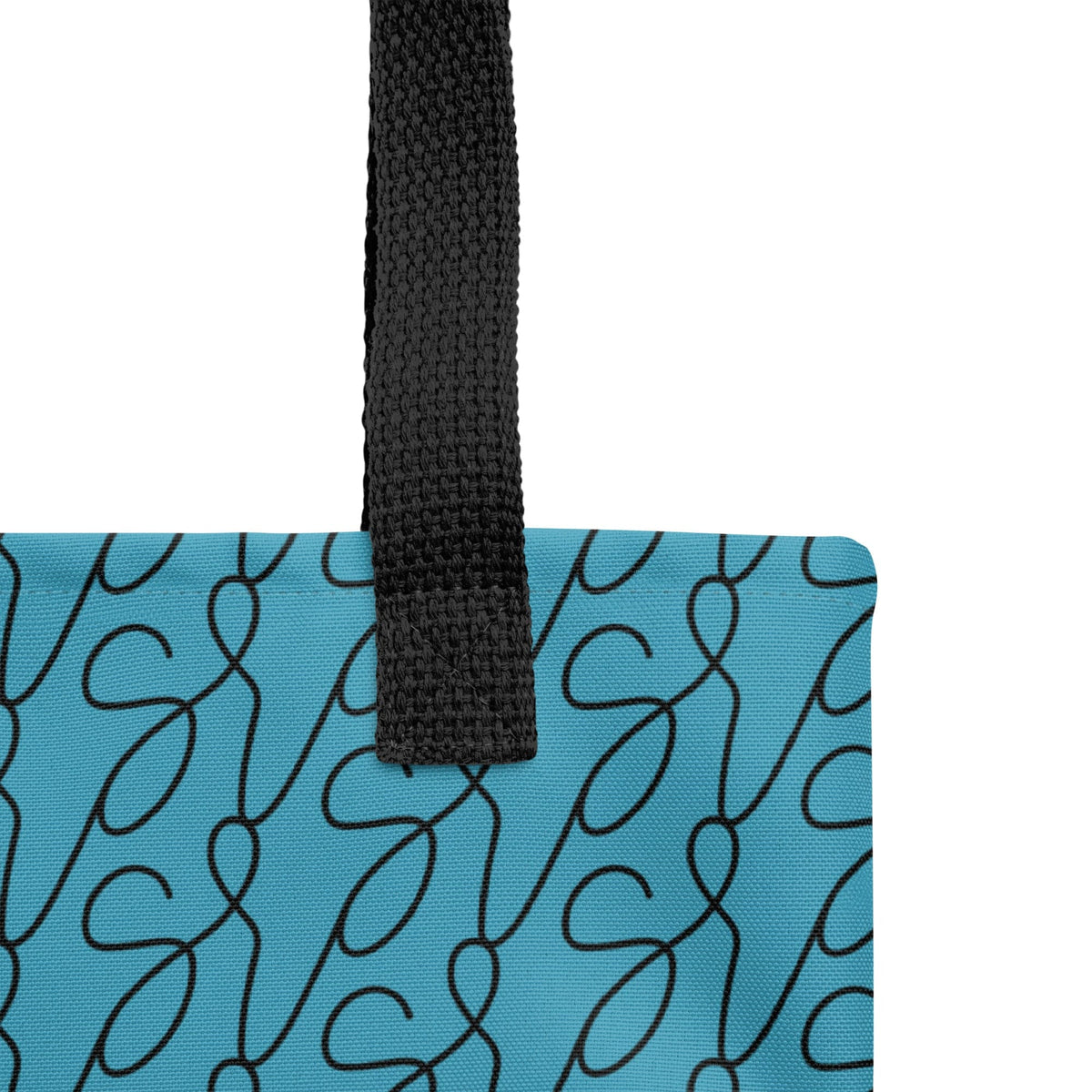 Accessories Teal Logo Tote Bag San Rocco Italia