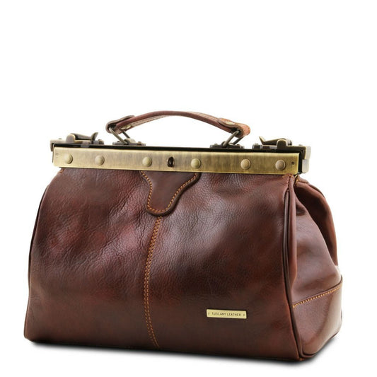 Doctor bags Michelangelo - Doctor gladstone leather bag | TL10038 San Rocco Italia