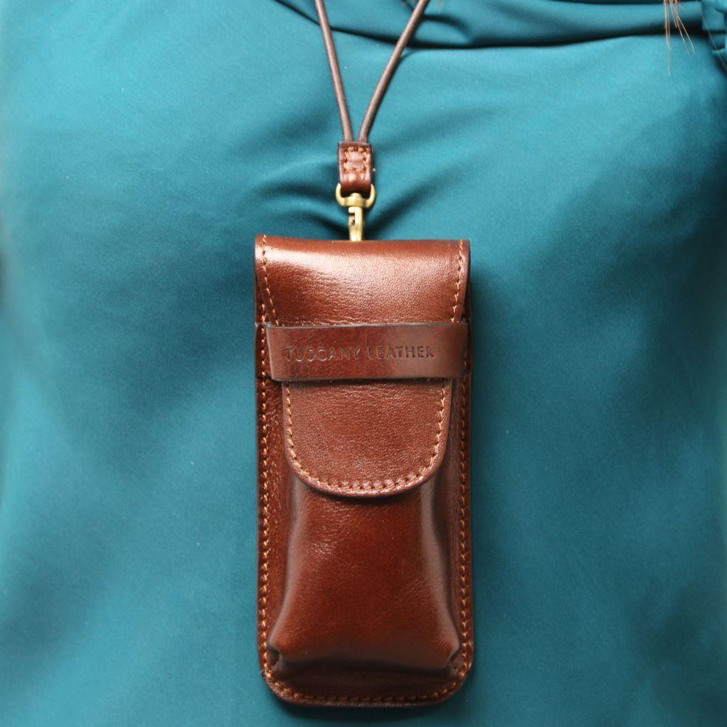 Free time leather accessories Exclusive leather eyeglasses/Smartphone/Watch holder | TL141282 San Rocco Italia