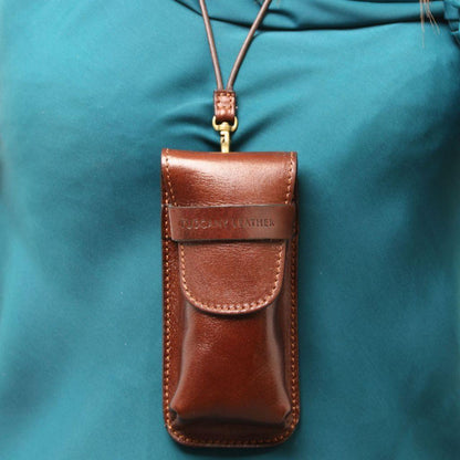 Free time leather accessories Exclusive leather eyeglasses/Smartphone/Watch holder | TL141282 San Rocco Italia