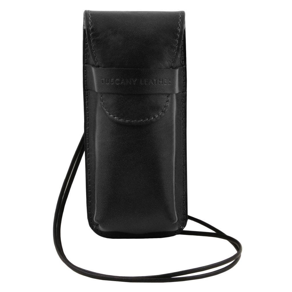 Free time leather accessories Black Exclusive leather eyeglasses/Smartphone/Watch holder | TL141282 San Rocco Italia