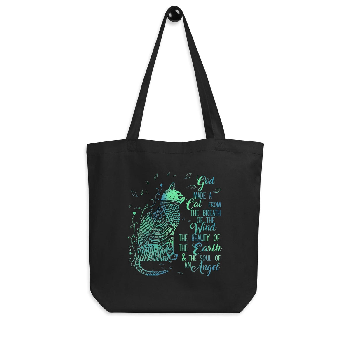Handbags God Made Cats Eco Tote Bag - Made from 100% Organic Cotton San Rocco Italia