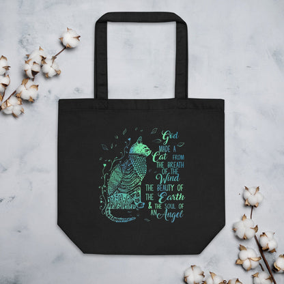 Handbags God Made Cats Eco Tote Bag - Made from 100% Organic Cotton San Rocco Italia