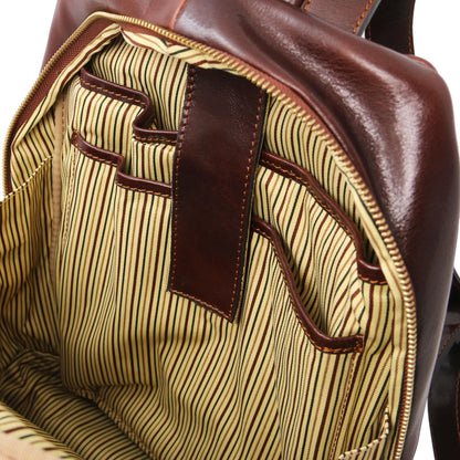 Zaini in pelle Perth - Zaino in pelle a 2 scomparti | TL142049 San Rocco Italia