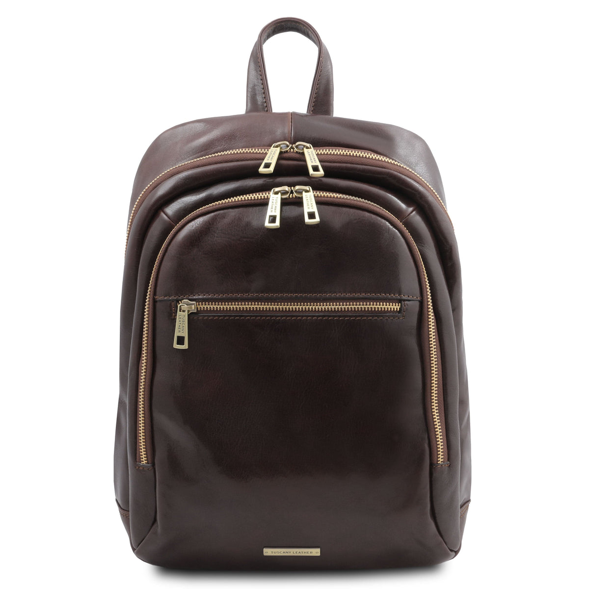 Zaini in pelle Marrone scuro Perth - Zaino in pelle a 2 scomparti | TL142049 San Rocco Italia