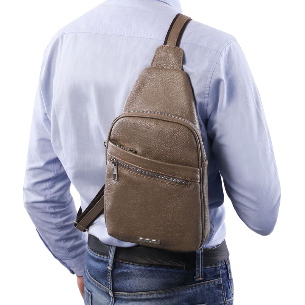 Borse da uomo in pelle Albert - Borsa crossover in pelle morbida | TL142022 San Rocco Italia