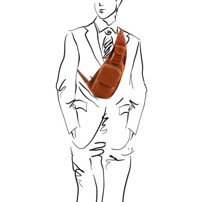 Sacs homme en cuir Sac crossover homme en cuir | TL141352 San Rocco Italia