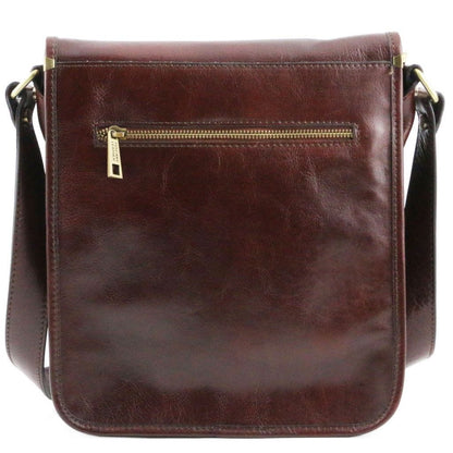 Leather bags for men TL Messenger - Two compartment leather shoulder bag | TL141255 San Rocco Italia