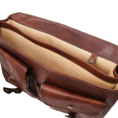 Cartelle in pelle Ancona - Borsa messenger in pelle | TL142073 San Rocco Italia
