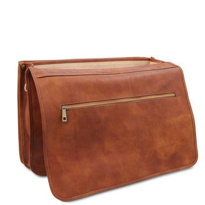 Cartelle in pelle Ancona - Borsa messenger in pelle | TL142073 San Rocco Italia