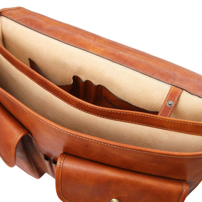 Cartelle in pelle Ancona - Borsa messenger in pelle | TL142073 San Rocco Italia