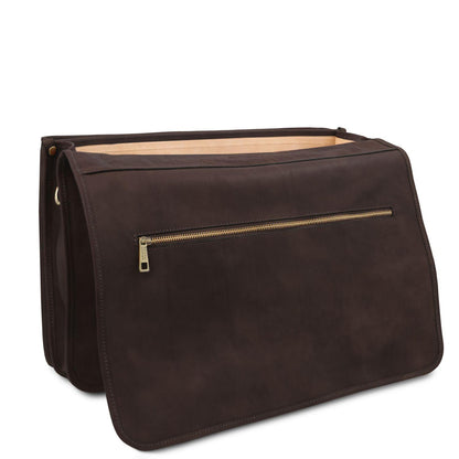 Cartelle in pelle Ancona - Borsa messenger in pelle | TL142073 San Rocco Italia