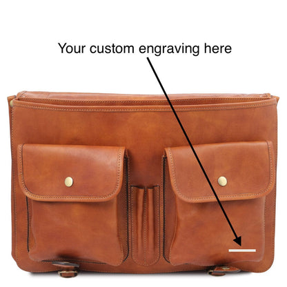 Cartelle in pelle Ancona - Borsa messenger in pelle | TL142073 San Rocco Italia