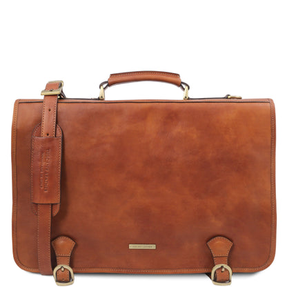 Cartelle in pelle Naturale Ancona - Borsa messenger in pelle | TL142073 San Rocco Italia