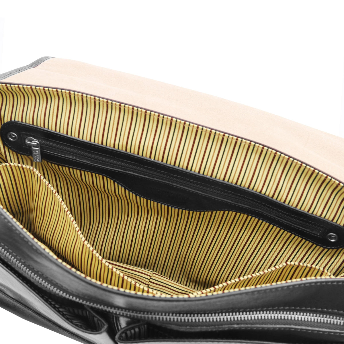 Leather briefcases Mantova - Leather multi compartment TL SMART briefcase with flap | TL142068 messenger bag San Rocco Italia