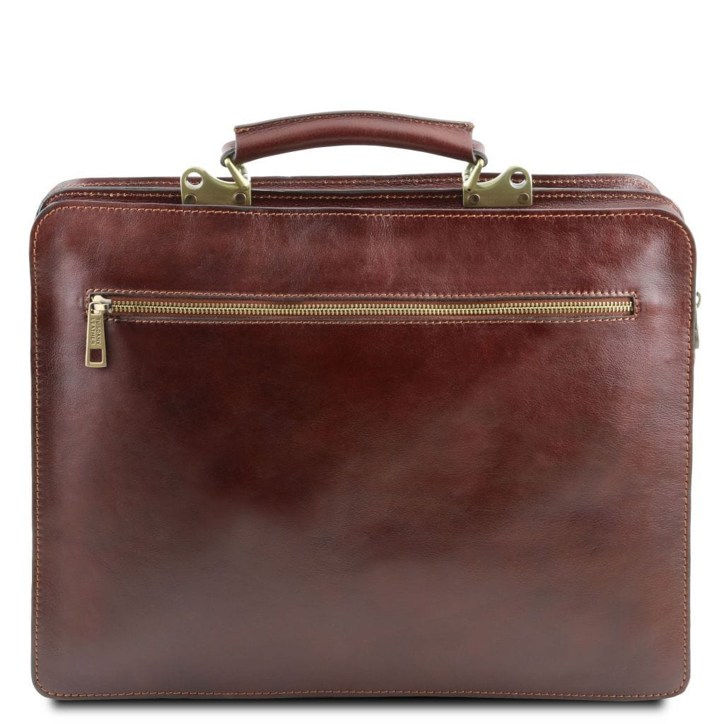 Leather briefcases Venezia - Leather briefcase 2 compartments | TL141268 San Rocco Italia