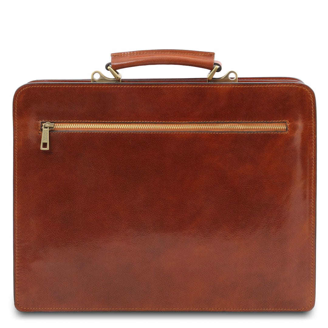 Leather briefcases Venezia - Leather briefcase 2 compartments | TL141268 San Rocco Italia