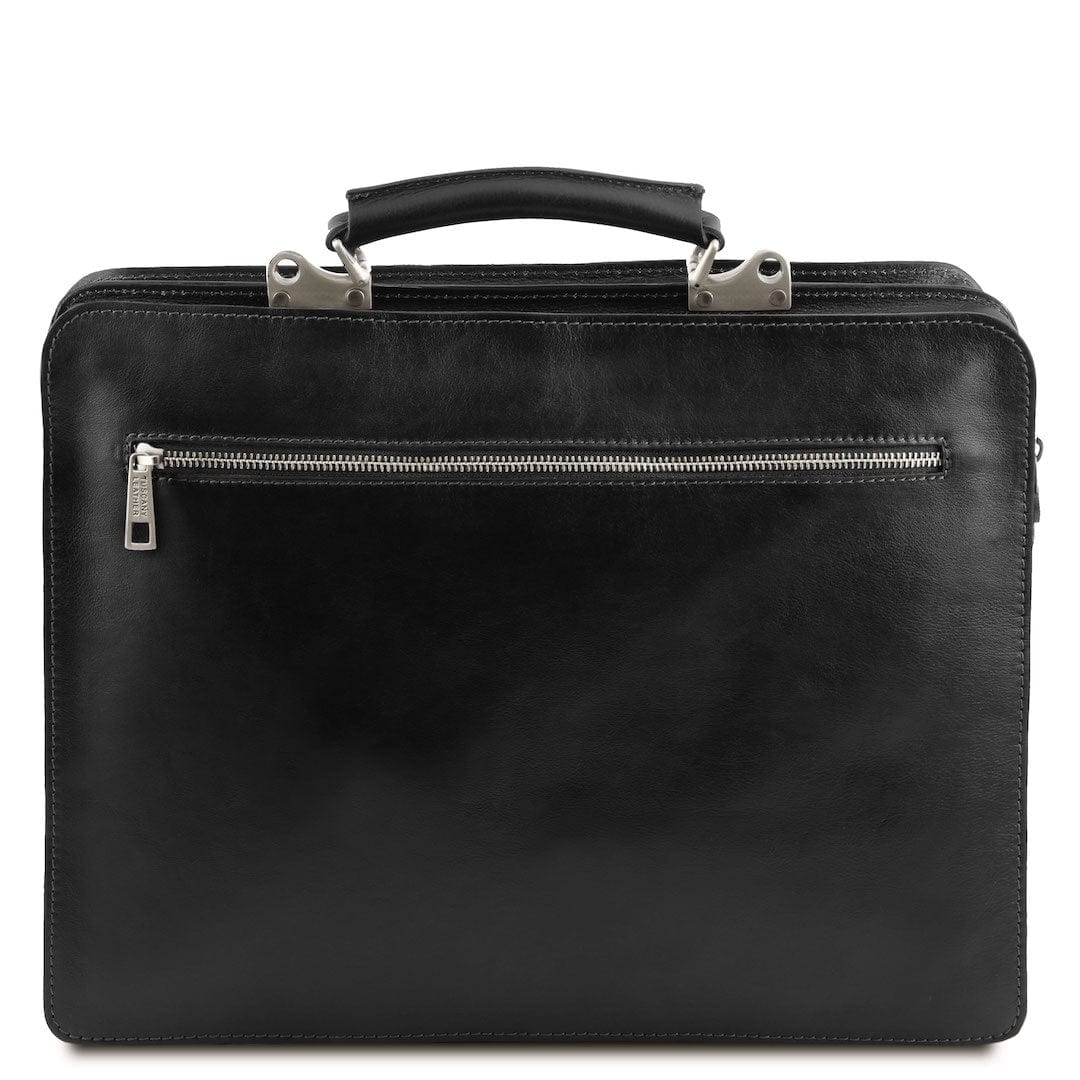 Leather briefcases Venezia - Leather briefcase 2 compartments | TL141268 San Rocco Italia