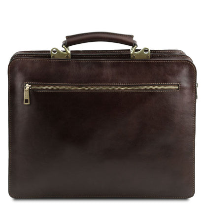 Leather briefcases Venezia - Leather briefcase 2 compartments | TL141268 San Rocco Italia