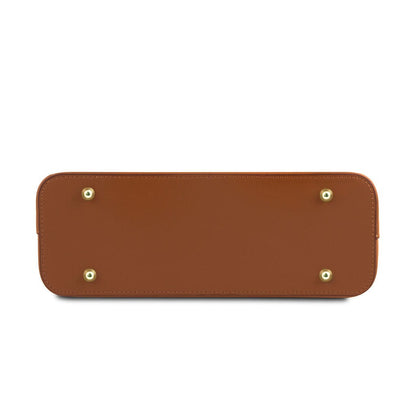 Leather handbags Olimpia - Italian leather tote - Small size | TL141521 San Rocco Italia