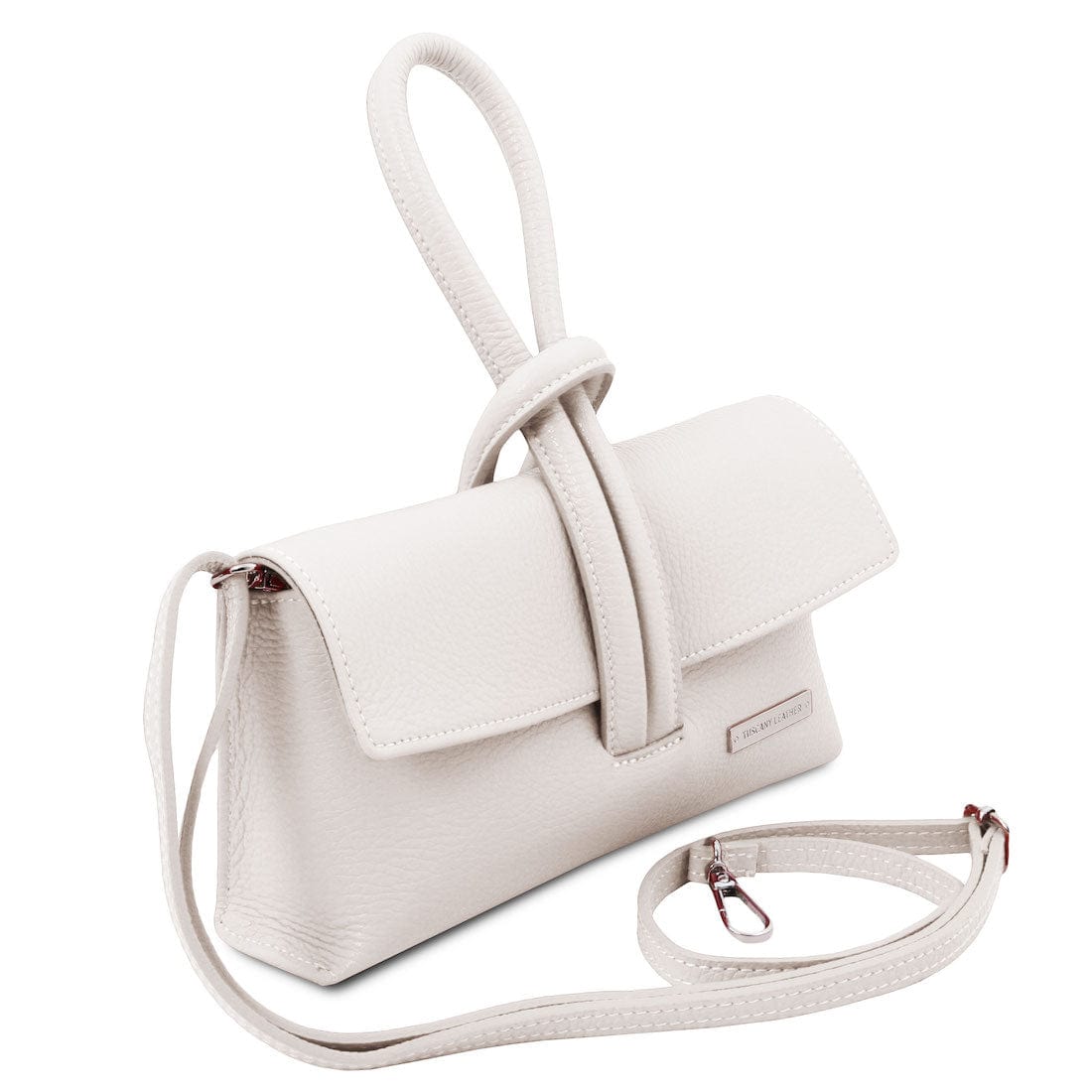 Leren handtassen TL Bag - Leren fold-overclutch | TL141990 San Rocco Italia