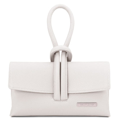 Leren handtassen Wit TL Bag - Leren fold-overclutch | TL141990 San Rocco Italia