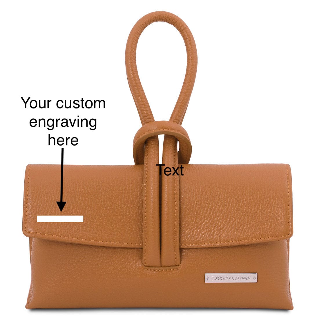 Leren handtassen TL Bag - Leren fold-overclutch | TL141990 San Rocco Italia