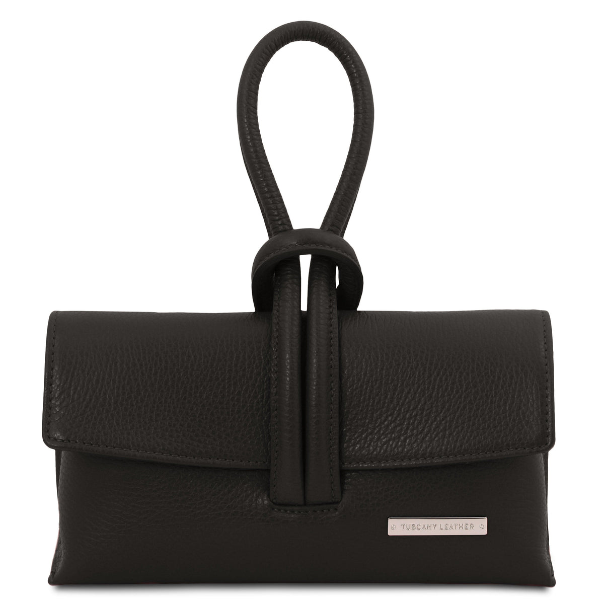 Leren handtassen Zwart TL Bag - Omslagclutch van leer | TL141990 San Rocco Italia
