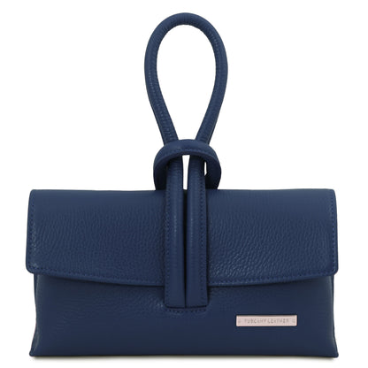 Leren handtassen Donkerblauw TL Bag - Omslagclutch van leer | TL141990 San Rocco Italia