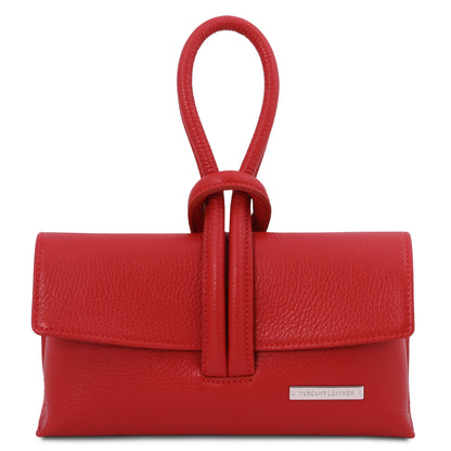Leren handtassen Lippenstiftrood TL Bag - Omslagclutch van leer | TL141990 San Rocco Italia