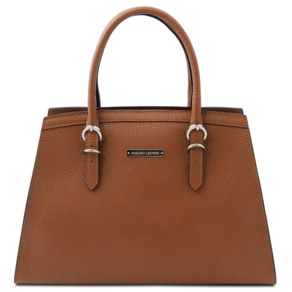 Borse in pelle Cognac TL Bag - Borsa italiana in pelle | TL142147 San Rocco Italia