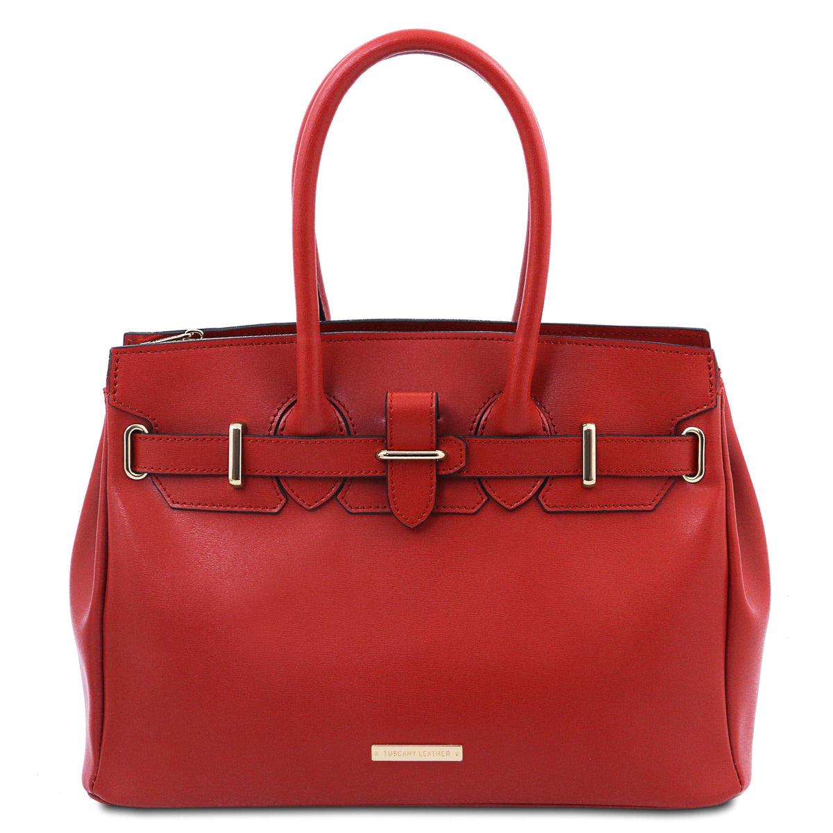 Leather handbags Lipstick Red TL Bag - Leather handbag | TL142174 San Rocco Italia