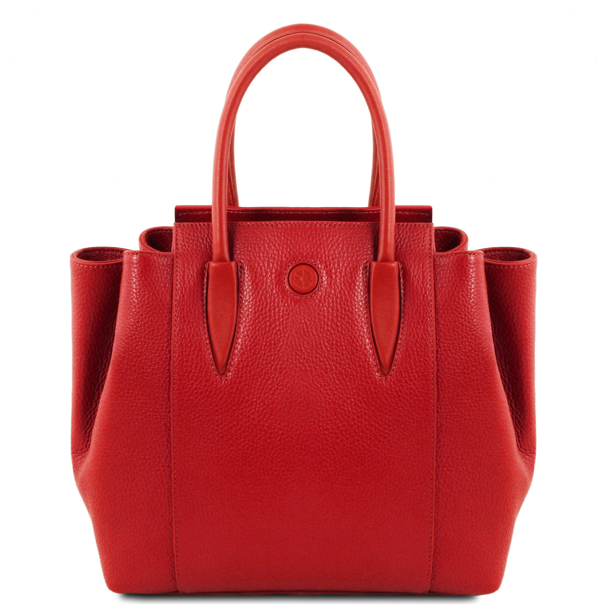 Borse in pelle Rosso rossetto Tulipan - Borsa italiana in pelle | TL141727 San Rocco Italia
