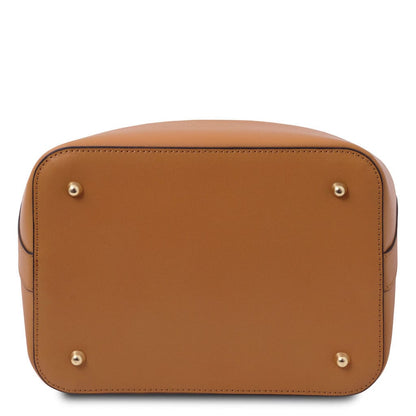 Borse in pelle Vittoria - Borsa secchiello in pelle italiana | TL141531 San Rocco Italia