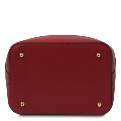 Borse in pelle Vittoria - Borsa secchiello in pelle italiana | TL141531 San Rocco Italia