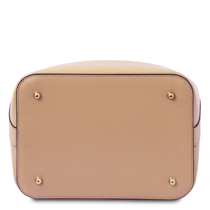 Borse in pelle Vittoria - Borsa secchiello in pelle italiana | TL141531 San Rocco Italia