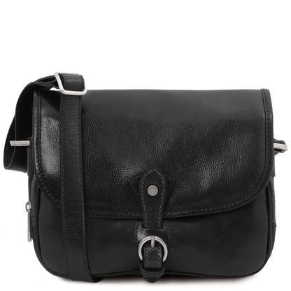 Leather shoulder bags Black Alessia - Leather shoulder bag | TL142020 San Rocco Italia