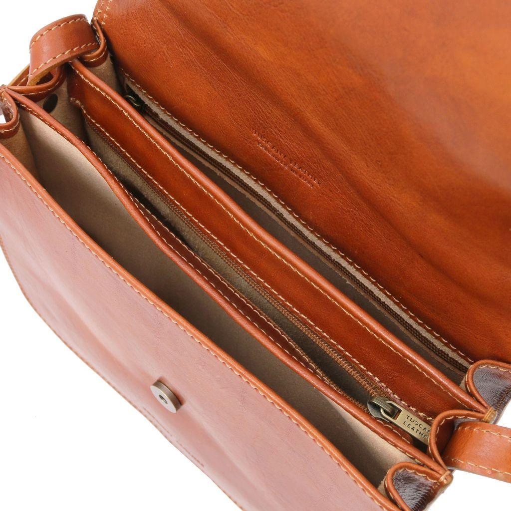 Borse a spalla in pelle Greta - Borsa a sella da donna in pelle | TL141958 San Rocco Italia