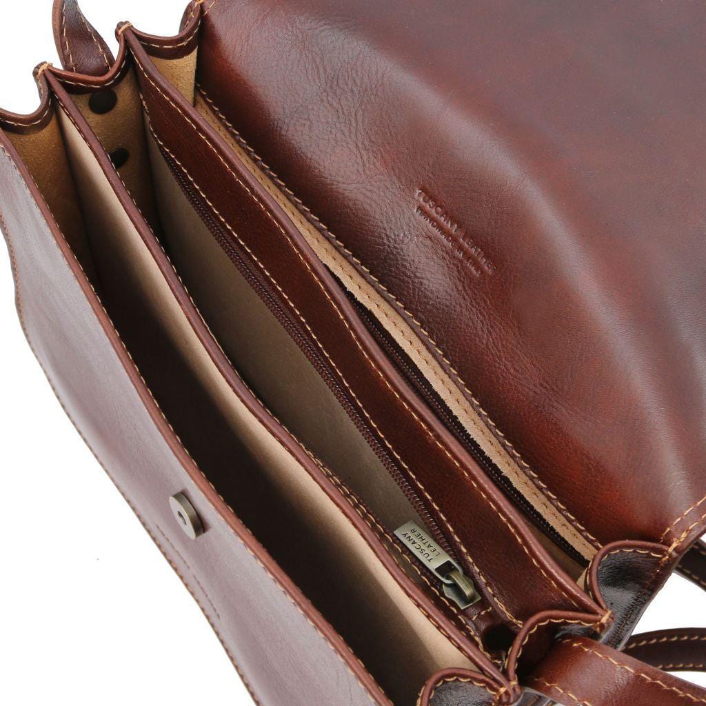 Borse a spalla in pelle Greta - Borsa a sella da donna in pelle | TL141958 San Rocco Italia