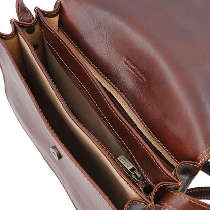 Borse a spalla in pelle Greta - Borsa a sella da donna in pelle | TL141958 San Rocco Italia