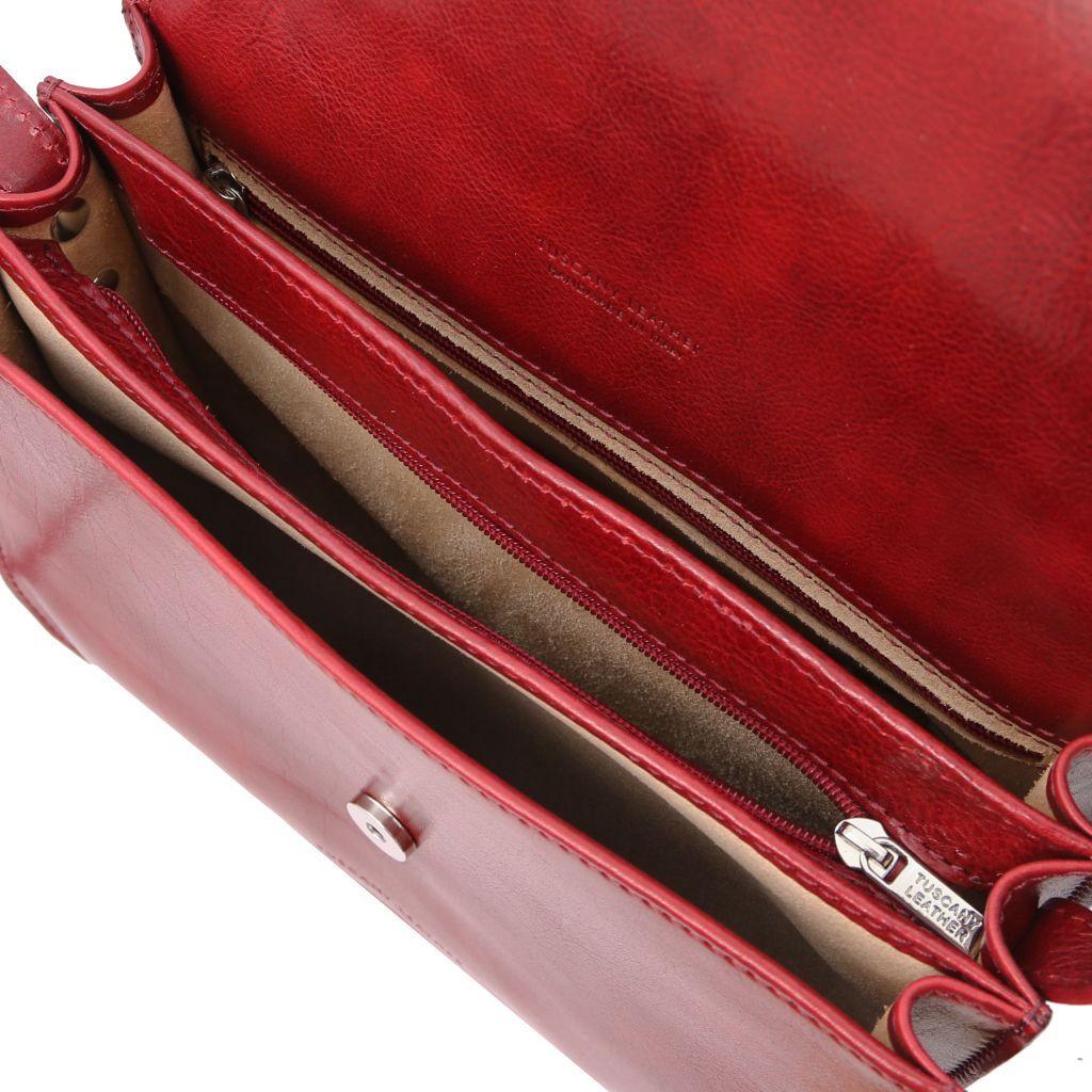 Borse a spalla in pelle Greta - Borsa a sella da donna in pelle | TL141958 San Rocco Italia