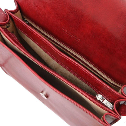 Borse a spalla in pelle Greta - Borsa a sella da donna in pelle | TL141958 San Rocco Italia