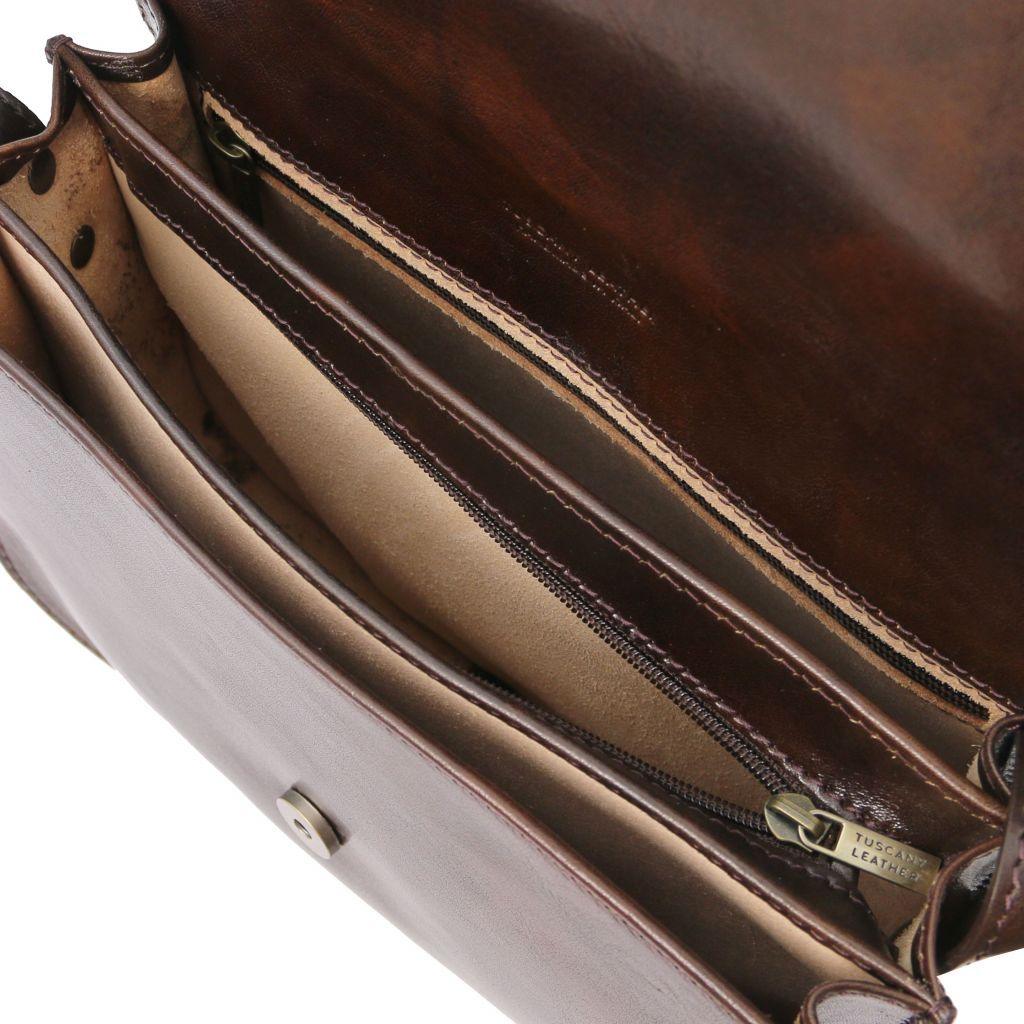 Borse a spalla in pelle Greta - Borsa a sella da donna in pelle | TL141958 San Rocco Italia
