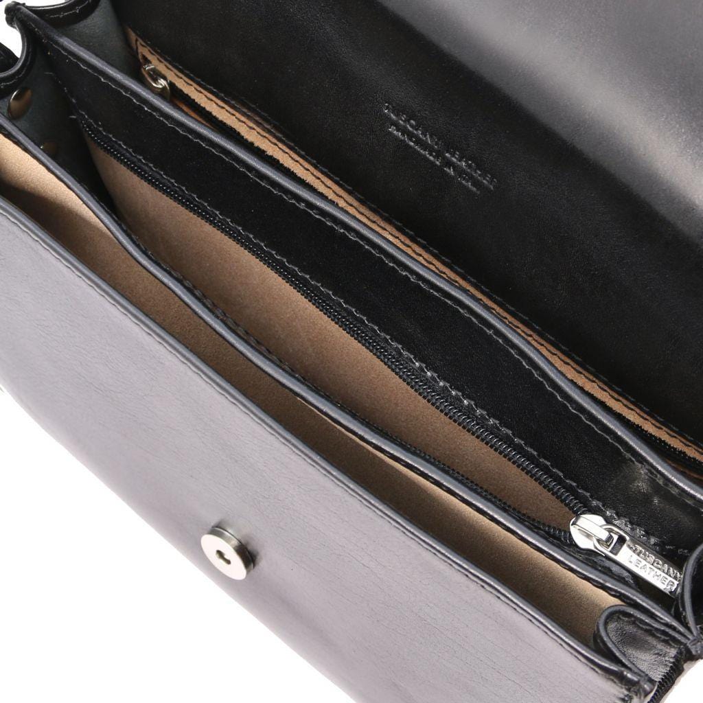 Borse a spalla in pelle Greta - Borsa a sella da donna in pelle | TL141958 San Rocco Italia