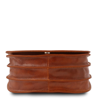 Leather shoulder bags Isabella - Lady leather saddle bag | TL9031 San Rocco Italia